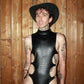 PROWL Leather Lace Up Bodysuit