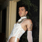 Cherub Print Corset