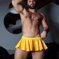 Yellow Vinyl Skirt Jock