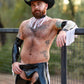 Kennie Mas Black Vinyl Cowboy fringe set