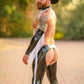 Kennie Mas Black Vinyl Cowboy Fringe Set