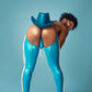 Blue Vinyl Rodeo Chaps