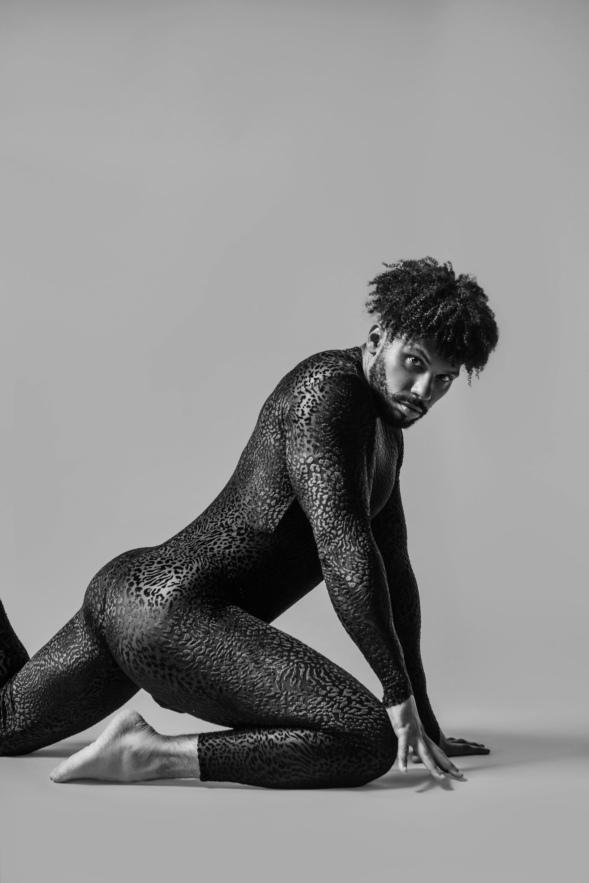 Leopard Mesh Catsuit