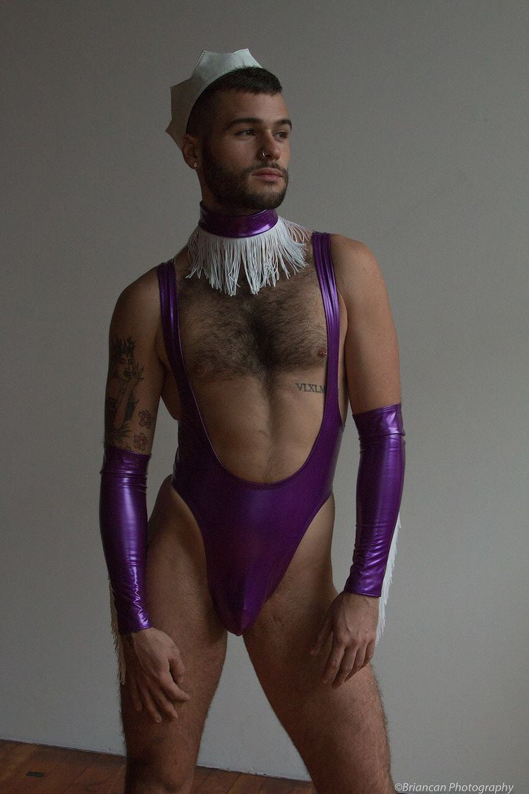 Purple Vinyl Fringe Accessories