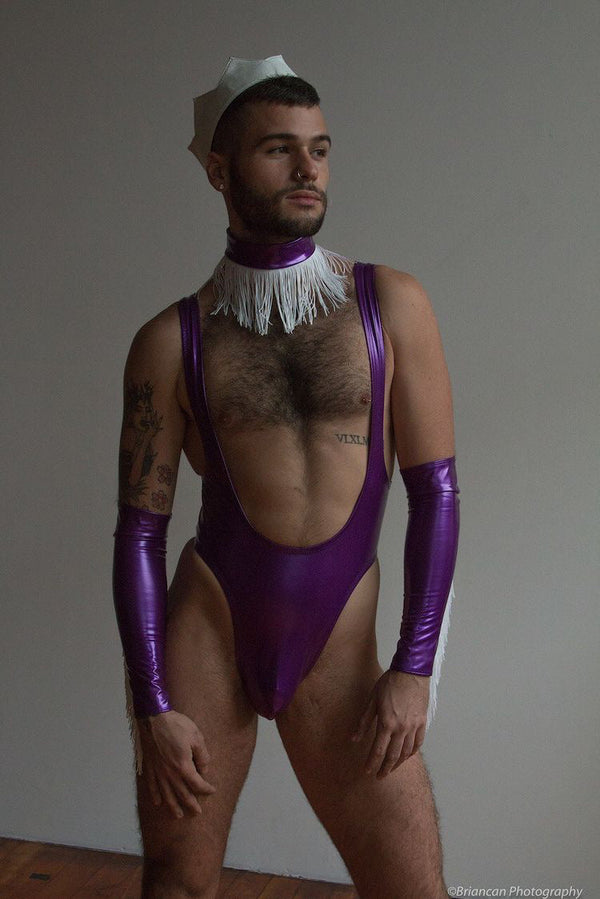 Purple Vinyl Fringe Accessories