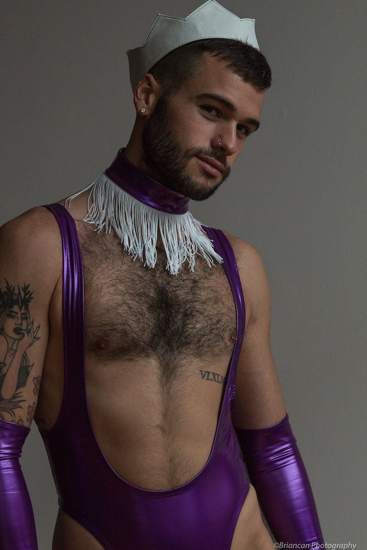 Purple Vinyl Fringe Accessories