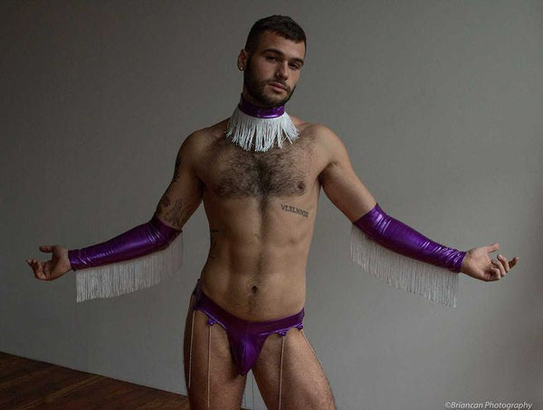 Purple Vinyl Fringe Accessories