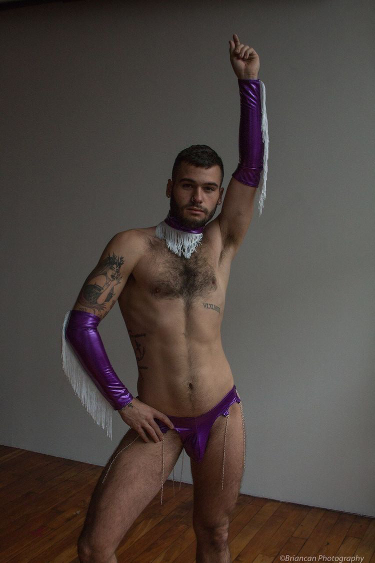 Purple Vinyl Fringe Accessories