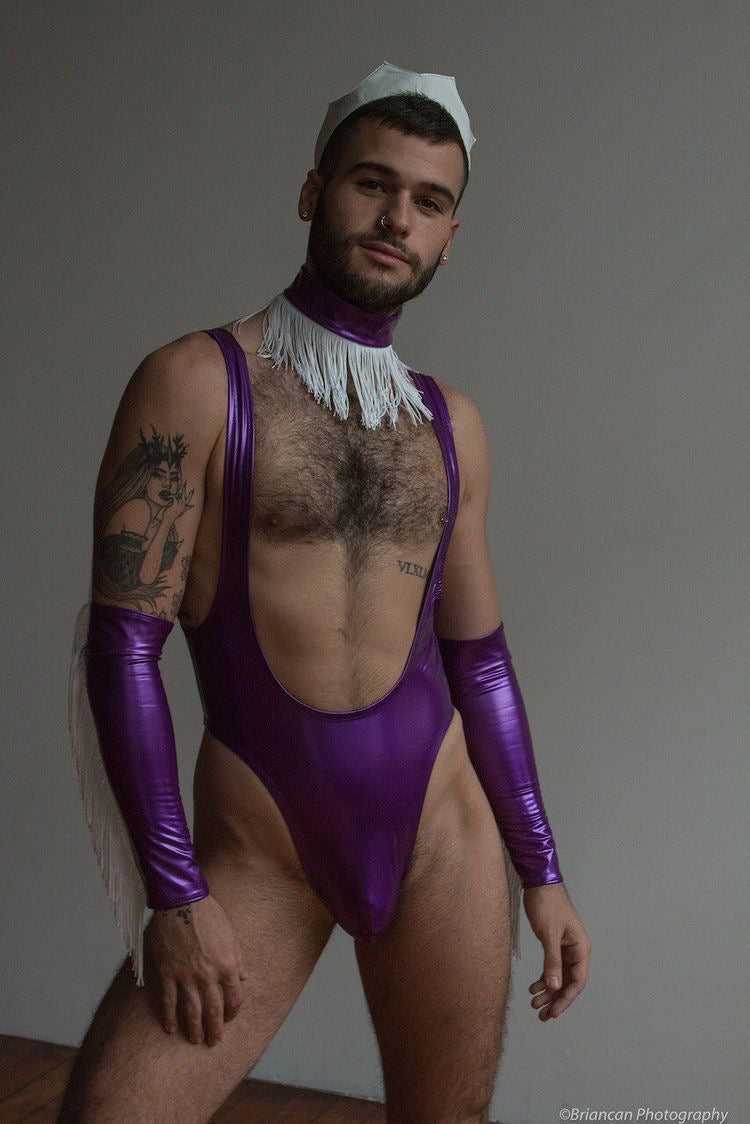 Purple Vinyl Fringe Accessories