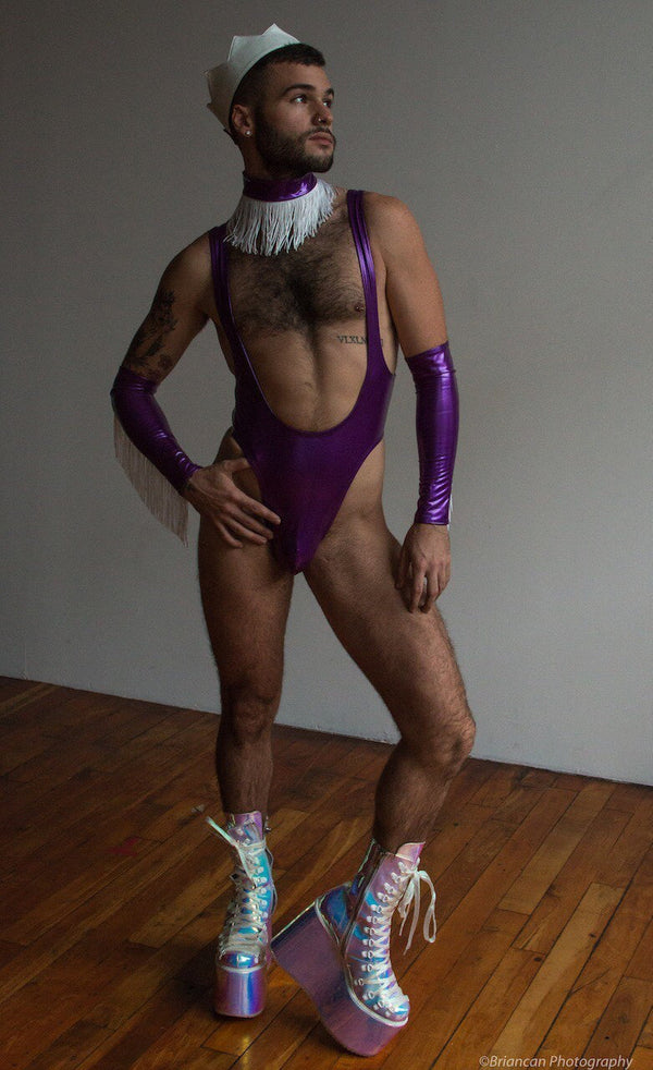 Purple Vinyl Fringe Accessories