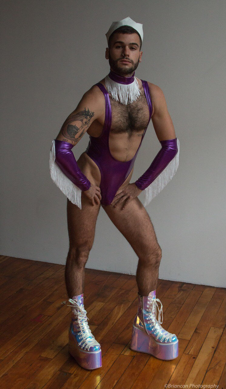 Purple Vinyl Singlet