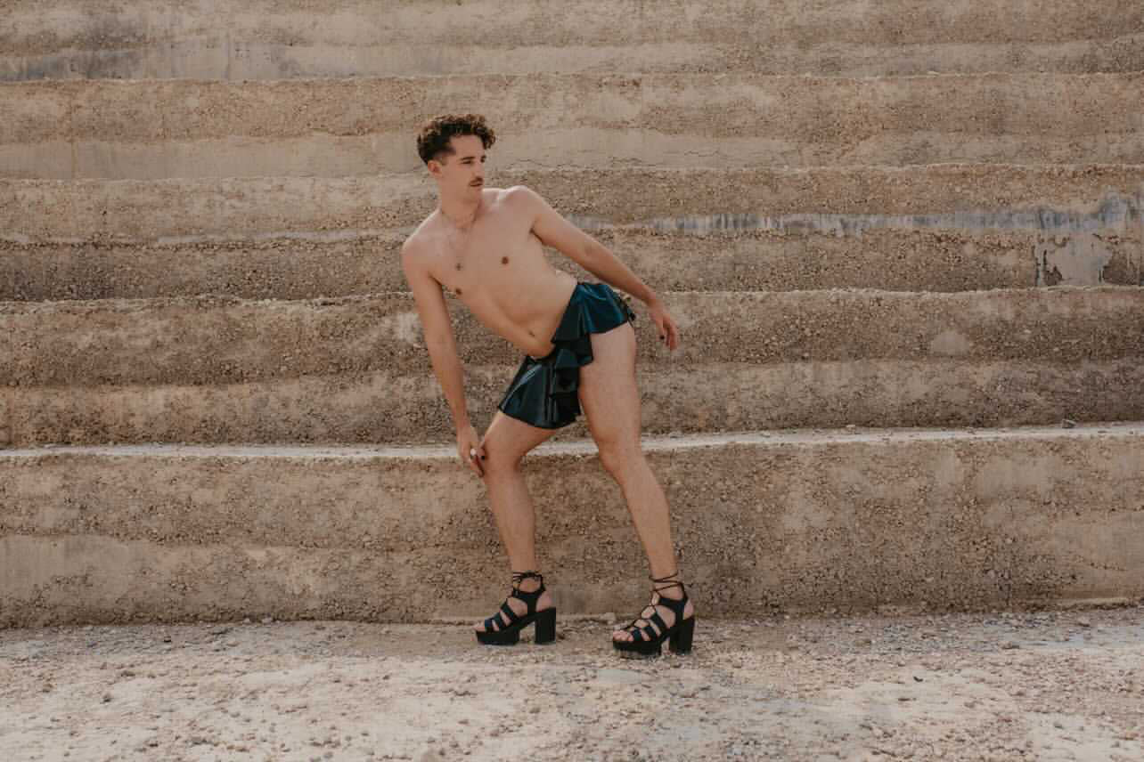 Black Vinyl 11" Skirt Jock