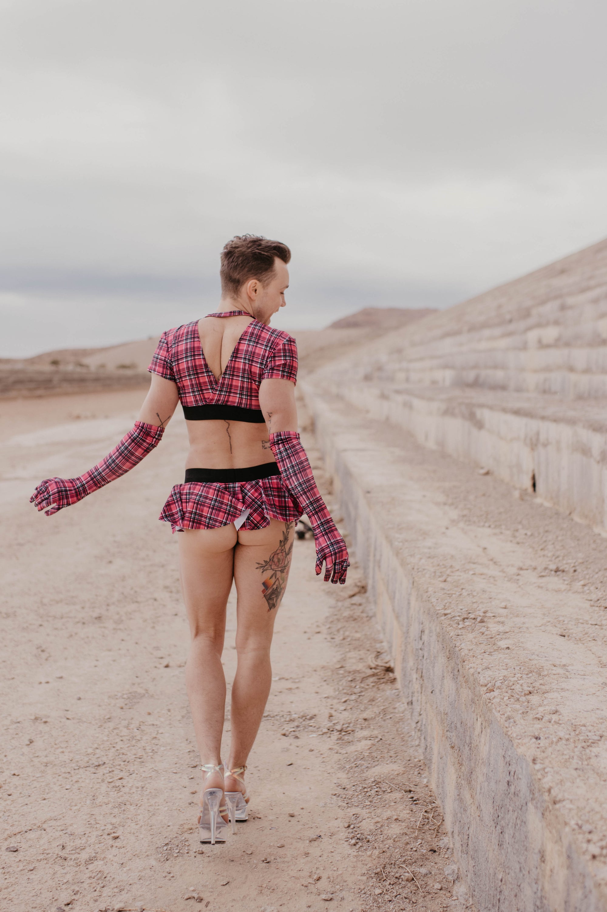 Plaid Crop