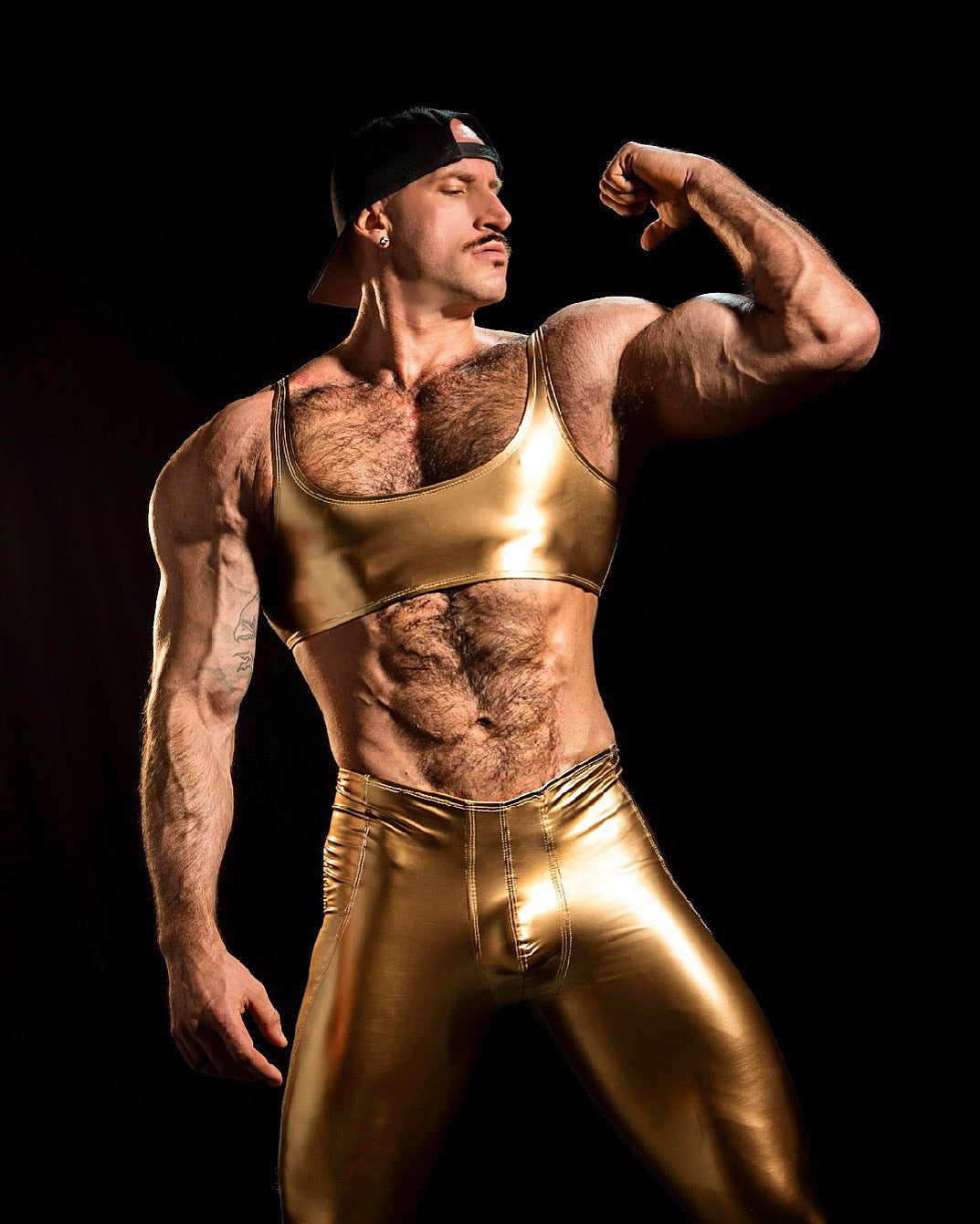 Gold Vinyl Chaps